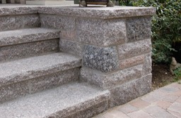 Granite stairs detail
