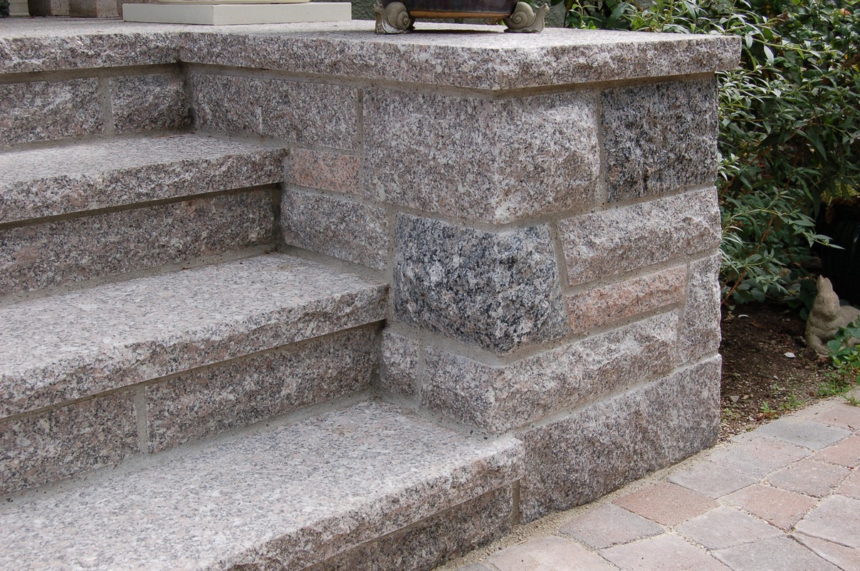Granite stairs detail
