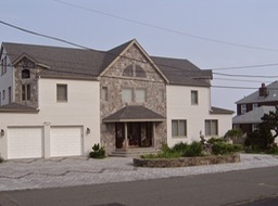 Granite cobblestone driveway