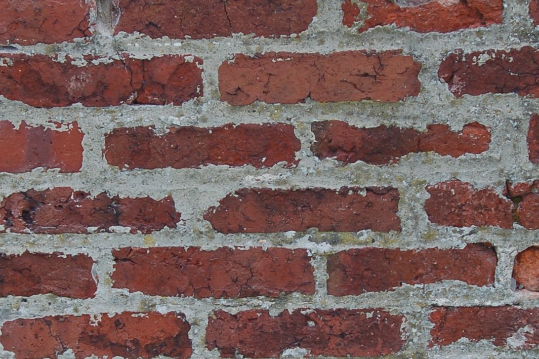 historic brick chimney before restoration - Version 3