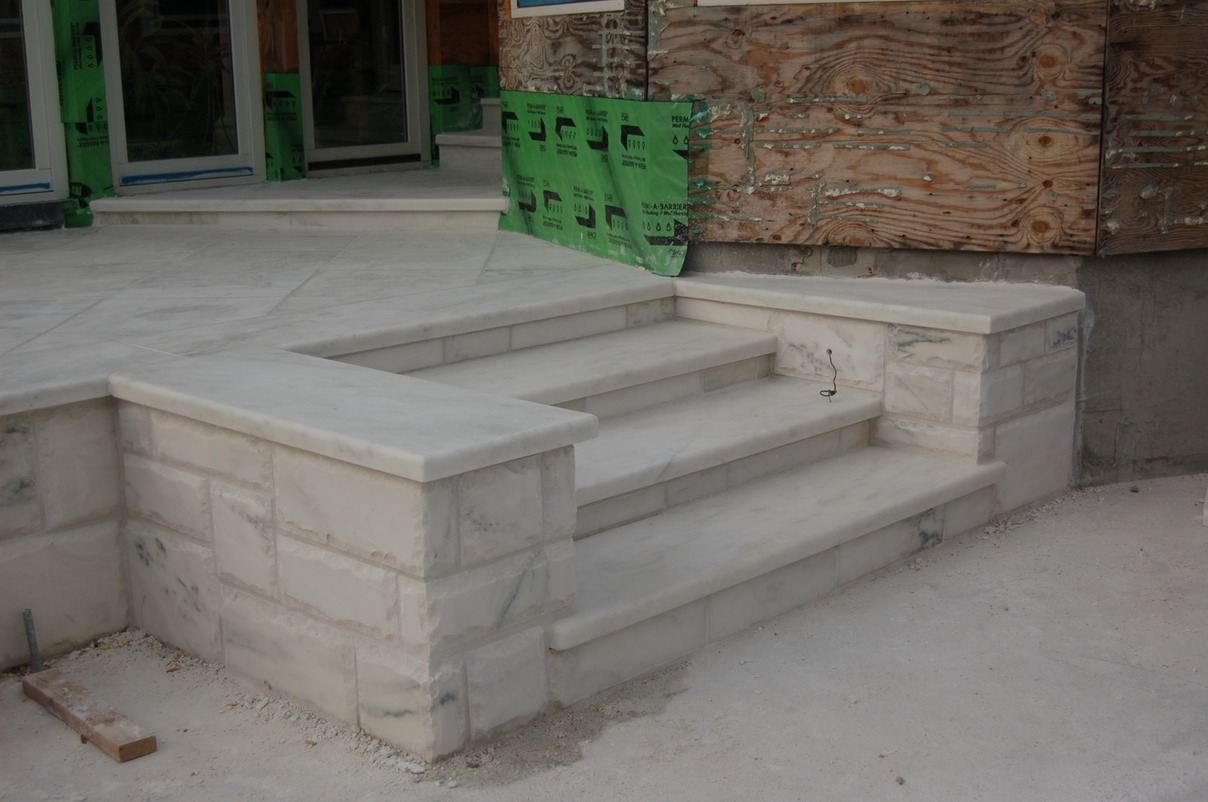 Marble stairs